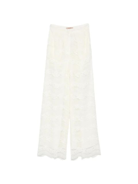 TWINSET lace trousers - White - zdjęcie produktu nr 1