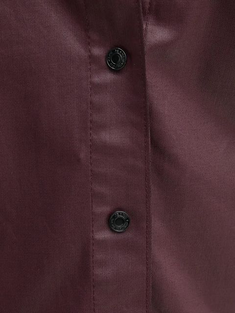 Pepe Jeans koszula OVERSHIRT damska kolor bordowy relaxed z kołnierzykiem klasycznym PL304963YH7