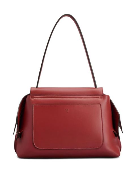Tod's leather flap shoulder bag - Red