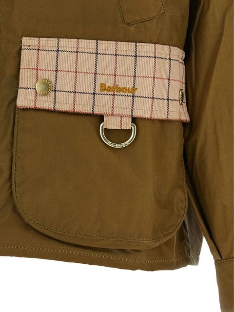 Barbour Launton check-print jacket - Green