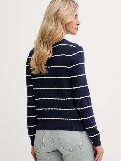 United Colors of Benetton sweter damski kolor granatowy lekki 104ME10EB