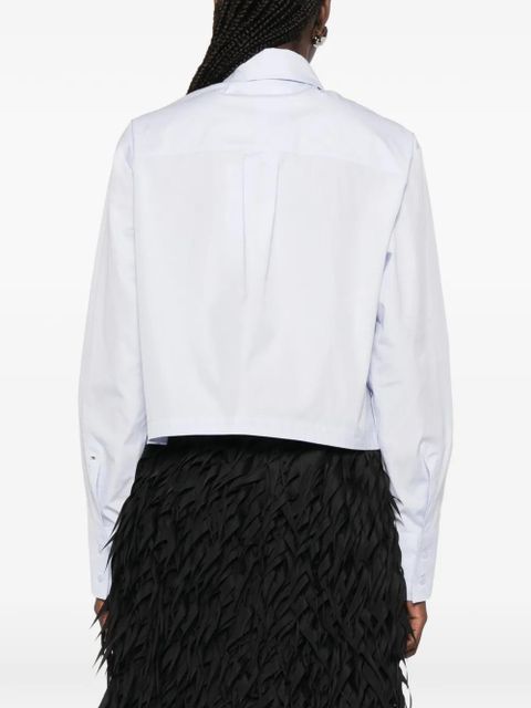 Sportmax pleated-front shirt - Blue