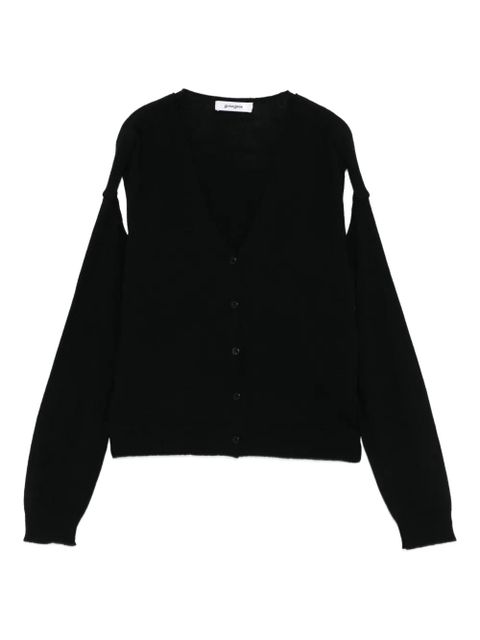 Gimaguas button-front split-sleeve cardigan - Black - zdjęcie produktu nr 1