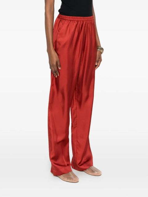 LouLou de Saison Alera elasticated-waistband trousers - Red