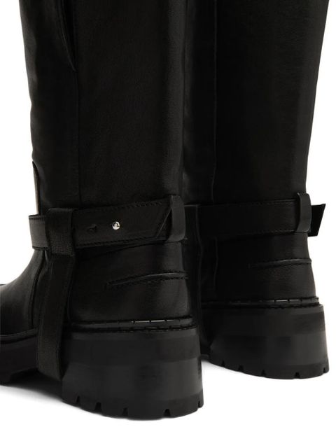 BY FAR Yaka biker boots - Black