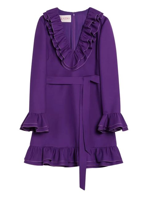 Valentino Garavani Crepe Couture mini dress - Purple - zdjęcie produktu nr 1