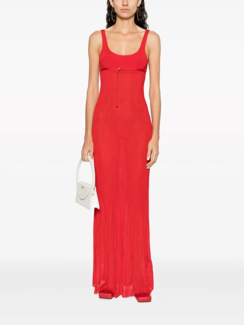 Jacquemus La Robe Maille maxi dress - Red - zdjęcie produktu nr 2