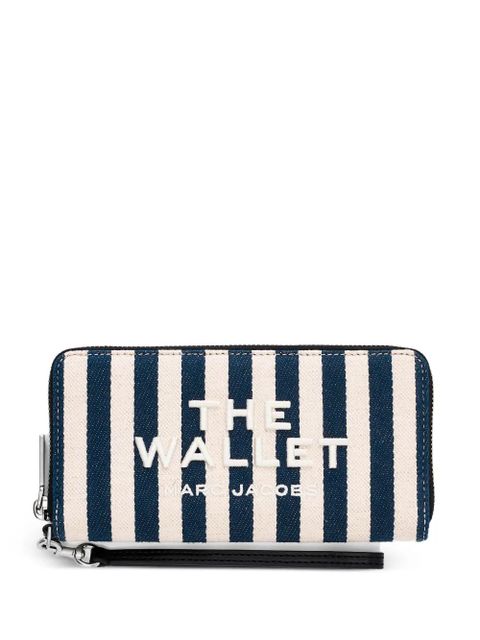 Marc Jacobs striped canvas continental wallet - Blue - zdjęcie produktu nr 1