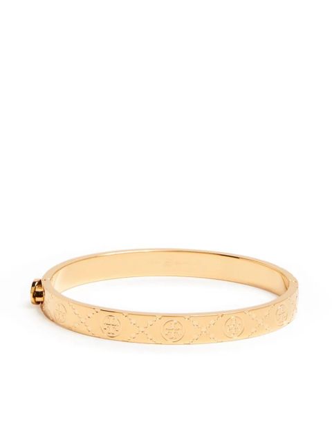 Tory Burch T Monogram hinge bracelet - Gold