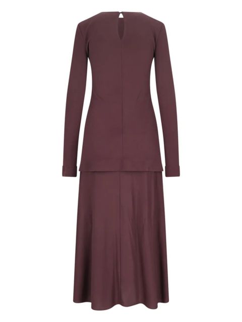 Jil Sander flared skirt dress