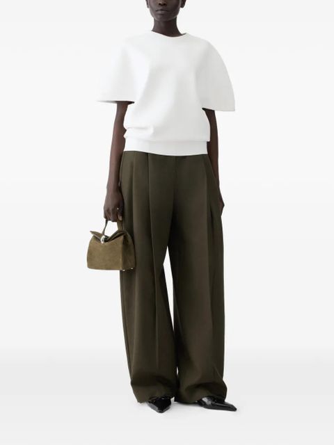 Jacquemus pleated-front tailored trousers - Green - zdjęcie produktu nr 2