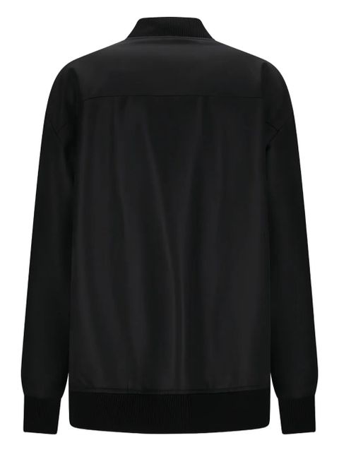 Sportmax button-fastening bomber jacket - Black - zdjęcie produktu nr 2