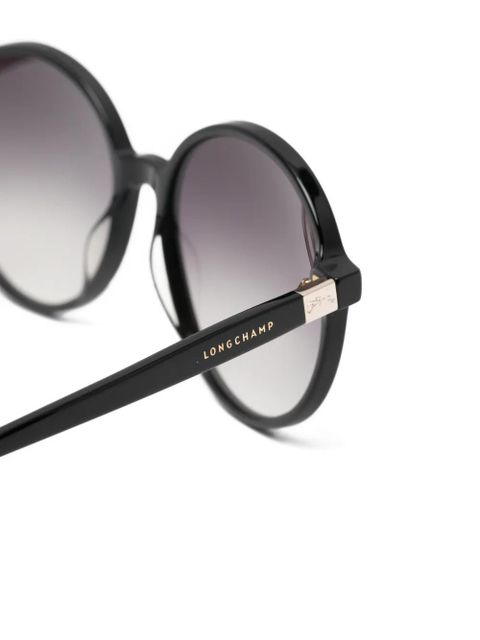 Longchamp round-frame sunglasses - Black