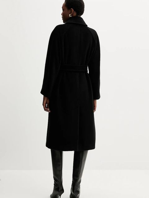 Marella płaszcz wełniany kolor czarny 2523016142200