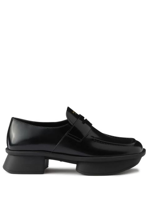 Prada leather loafers - Black - zdjęcie produktu nr 1