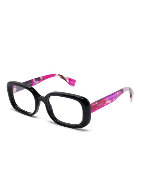 Gucci Eyewear butterfly-frame glasses - Black