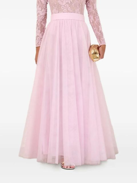 ZIMMERMANN tulle pleated maxi skirt - Pink - zdjęcie produktu nr 1