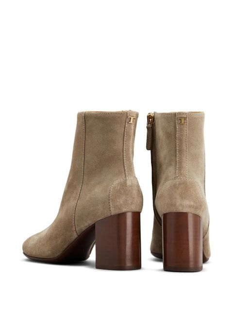 Tod's 70mm leather boots - Neutrals