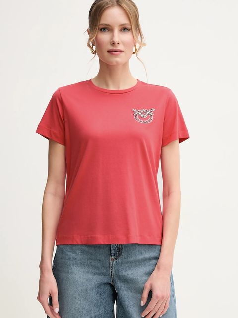 Pinko t-shirt bawełniany - zdjęcie produktu nr 1