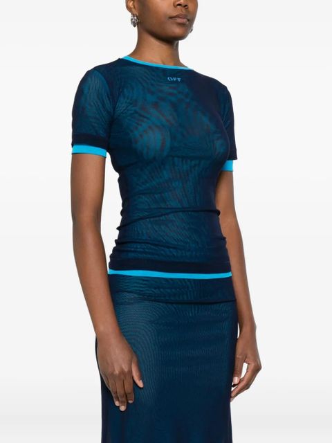 Off-White mesh top - Blue