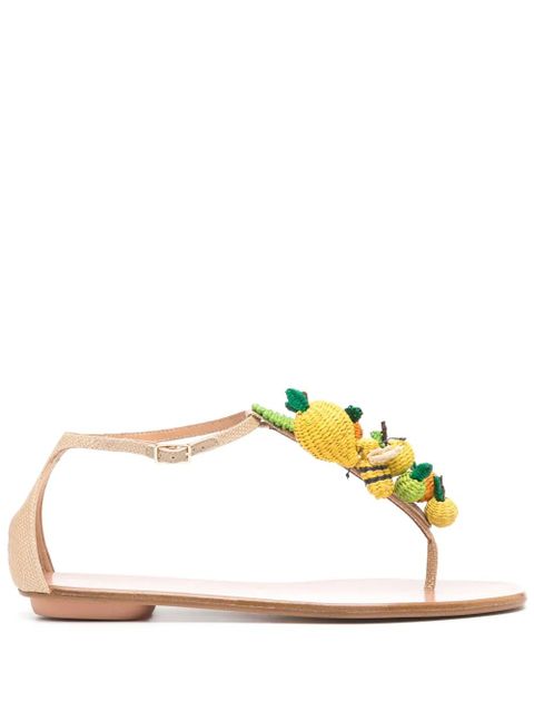 Aquazzura Citrus Punch flat sandals - Neutrals - zdjęcie produktu nr 2