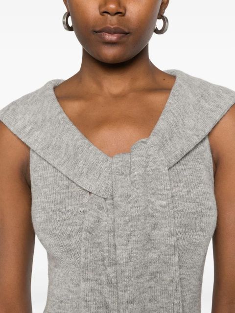 Aya Muse Vao sleeveless mini dress - Grey - zdjęcie produktu nr 2