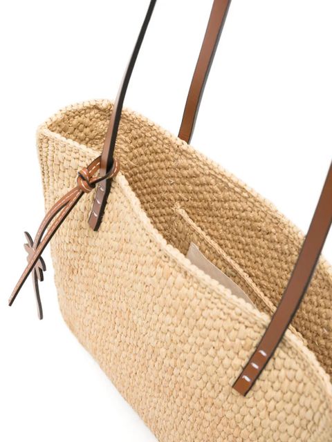 Manebi palm-charm shoulder bag - Neutrals