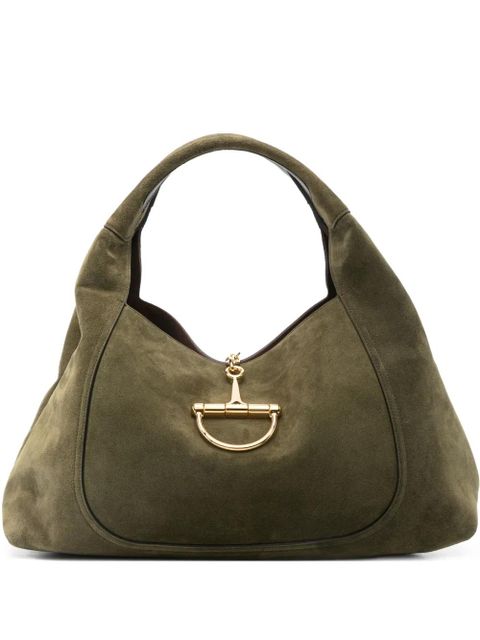 Gucci Softbit horsebit-closure maxi tote bag - Green - zdjęcie produktu nr 1