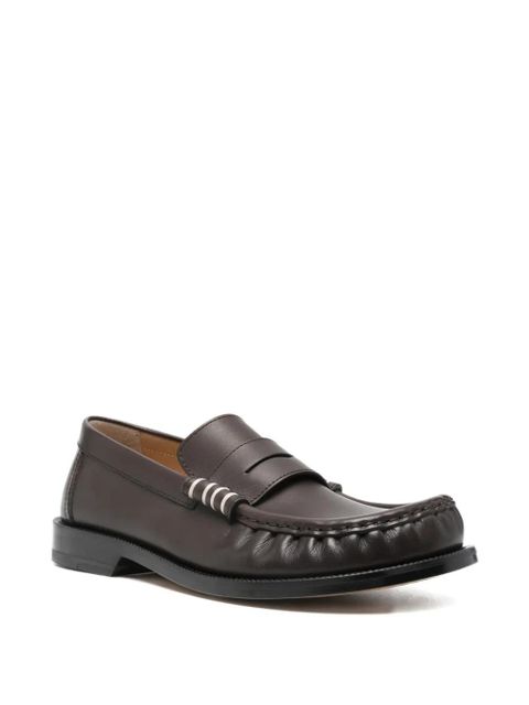 JW Anderson stitched loafers - Brown