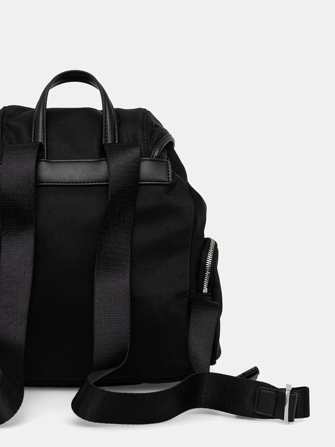 Karl Lagerfeld plecak IKON damski kolor czarny mały gładki B1W30013