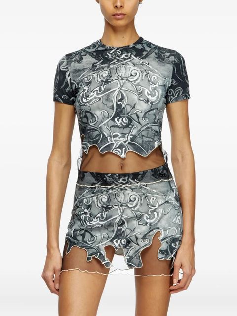 Diesel T-Inlay T-Shirt - Black