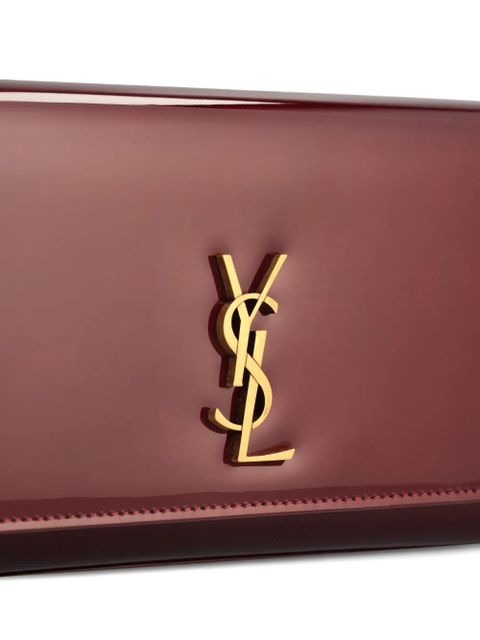 Saint Laurent Kate leather clutch bag - Red