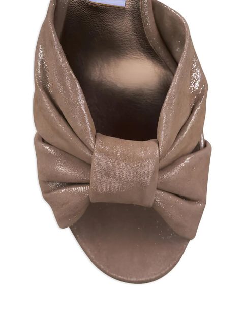 Jimmy Choo Heloise platform knot sandals - Neutrals