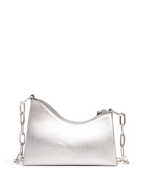 Maison Margiela Snatched Hobo leather bag - Silver - zdjęcie produktu nr 2