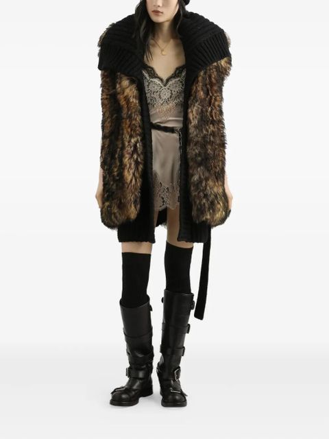 Dolce & Gabbana sleeveless slip mini dress - Neutrals - zdjęcie produktu nr 2