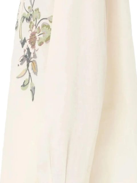 Valentino Garavani floral-embroidery shirt - Neutrals - zdjęcie produktu nr 2