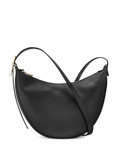 Longchamp small Le Foulonné leather cross body bag - Black - zdjęcie produktu nr 1