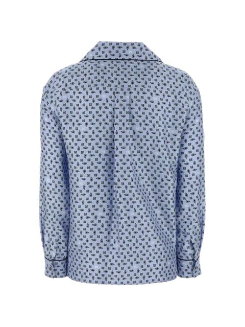 Max Mara printed silk disco shirt - Blue - zdjęcie produktu nr 2