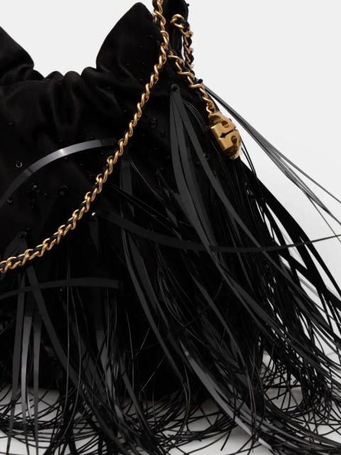 Tory Burch torebka Fleming kolor czarny 161886.001