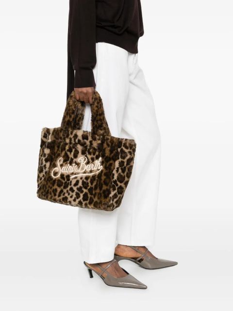 MC2 Saint Barth Colette leopard-print tote bag - Brown - zdjęcie produktu nr 2