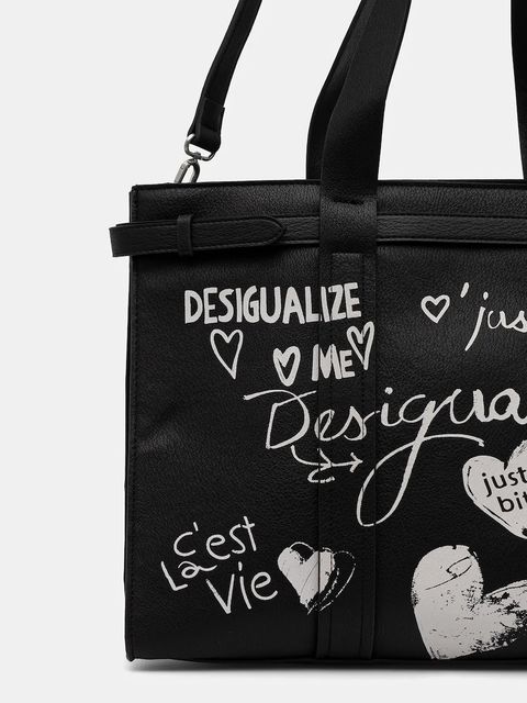Desigual torebka SESHAT HOBART kolor czarny 25WAXPA5