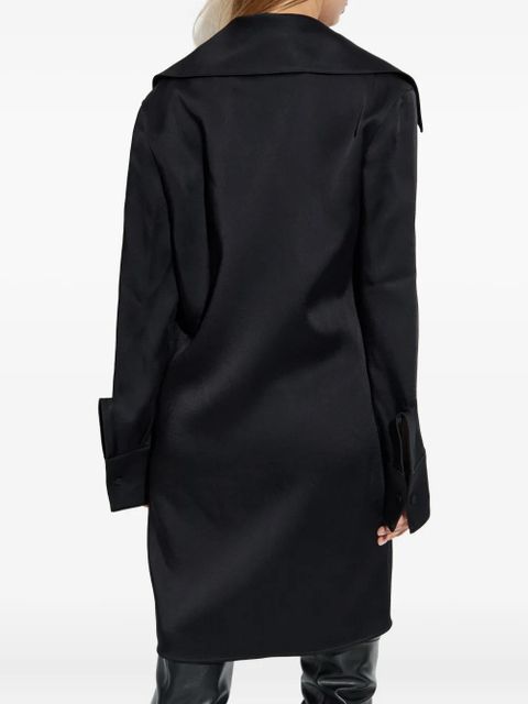 Jil Sander oversized-collar dress - Black