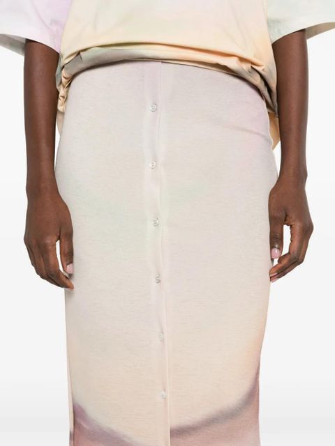 Nanushka button-down maxi skirt - Neutrals