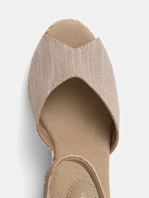 Tommy Hilfiger sandały CHAMBRAY HIGH WEDGE ESPADRILLE