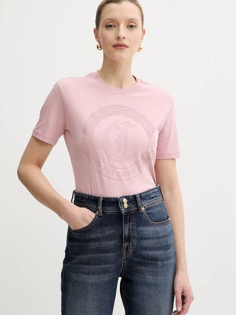 Just Cavalli t-shirt bawełniany - zdjęcie produktu nr 2