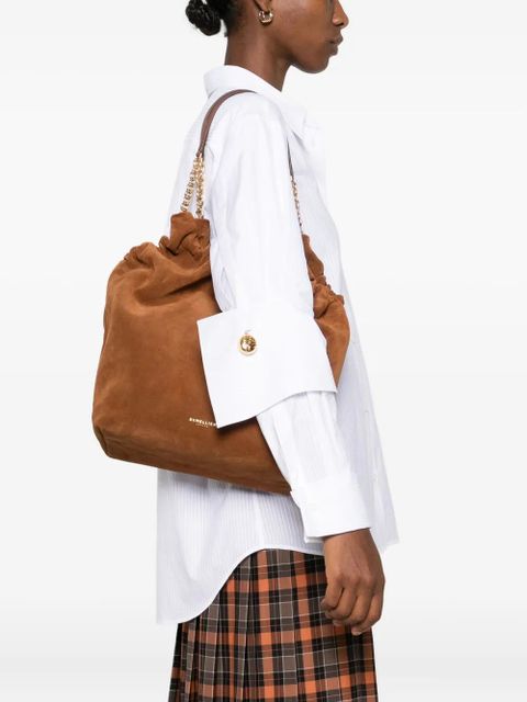 DeMellier Miami suede shoulder bag - Brown