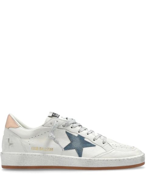 Golden Goose Ball Star distressed leather sneakers - White - zdjęcie produktu nr 1