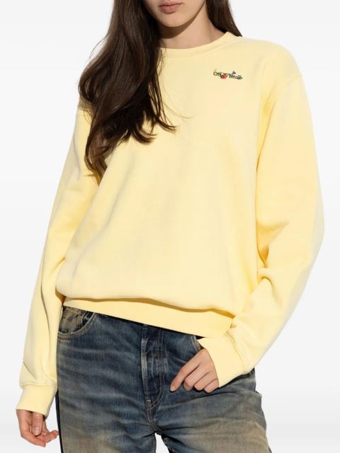 Off-White arrows-print crew-neck sweatshirt - Yellow