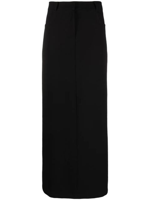 The Frankie Shop Malvo pencil maxi skirt - Black - zdjęcie produktu nr 1