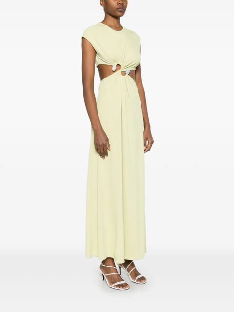 Christopher Esber S-buckle maxi dress - Green